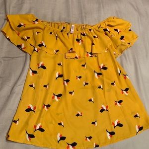 Xhilaration off the shoulder blouse